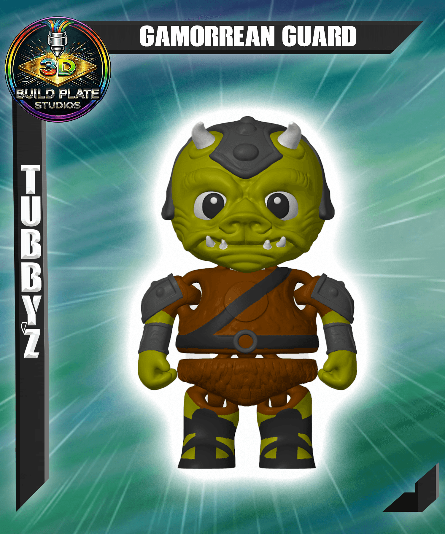 STAR WARS Gamorrean Guard Multicolor Flexi Print-In-Place 3d model