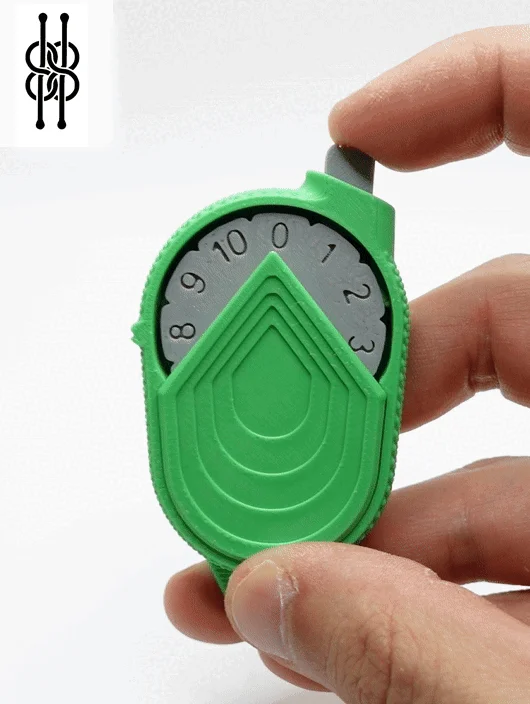 Mechanical Counter 0-10 - V1 3d model