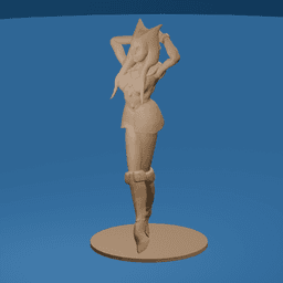 Festive Togruta Christmas Figure 3d model
