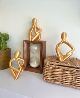 Abstract Thinker Sculptures Set of 3 / No Supports 3d model