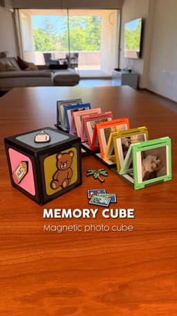 MEMORY CUBE | MAGNETIC PHOTO CUBE 3d model