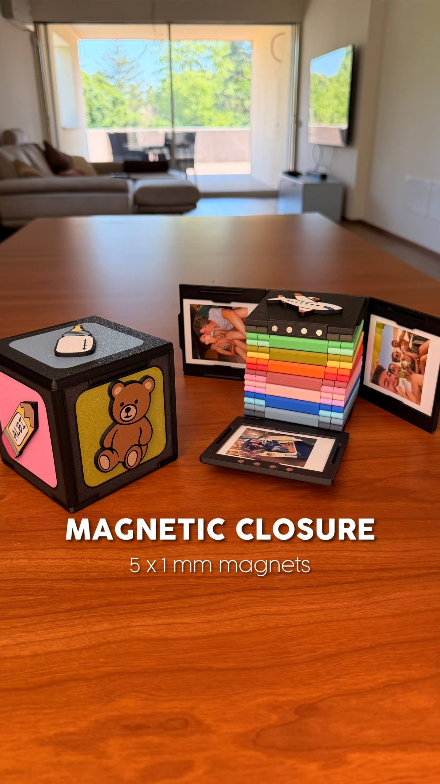 MEMORY CUBE | MAGNETIC PHOTO CUBE 3d model