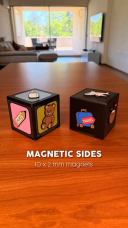 MEMORY CUBE | MAGNETIC PHOTO CUBE 3d model