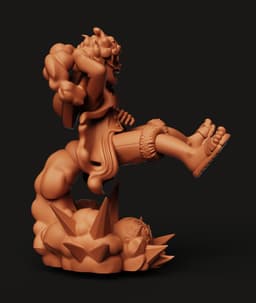 Luffy Gear 5 Joyboy Figure | One Piece Sun God Nika Statue | Anime | Epic Manga 3d model