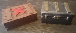 Zombicide 2 - Pimpweapon and Objective Crates 3d model