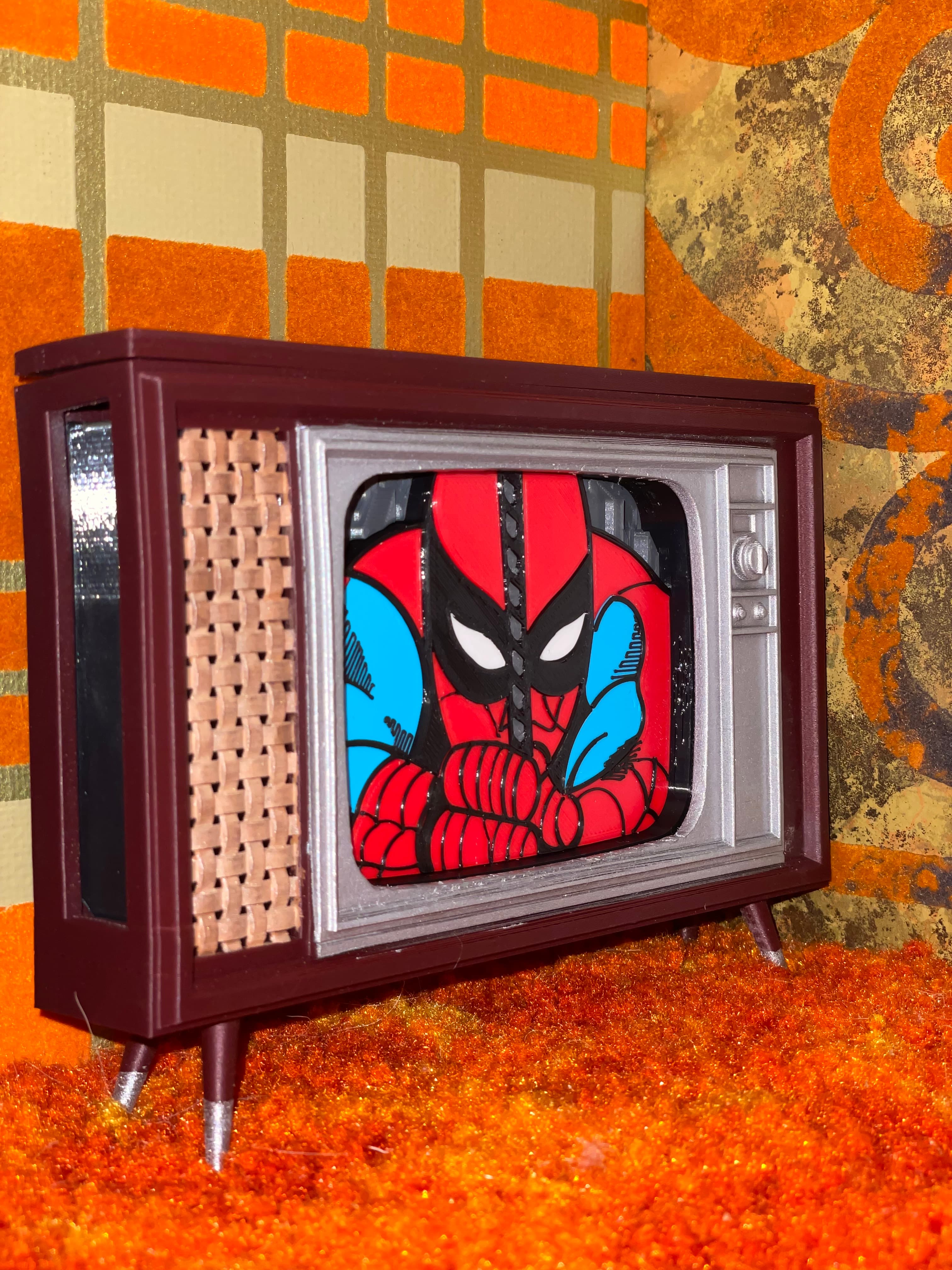 Retro TV Spider-Man Cartridge 3d model