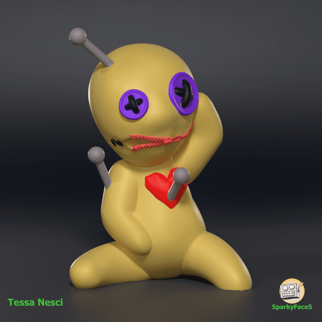 Cursed Voodo Doll 3d model
