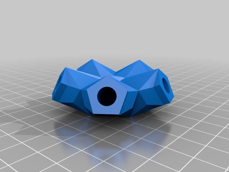 pencil construction iscahedron builder 3d model