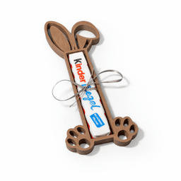 KINDER CHOCOLATE BAR BUNNY (HOLDER) / DUPLO BUNNY / EASTER GIFT IDEA / CUTE EASTER GIFT 3d model