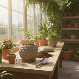 Planter with dripping tray 3d model