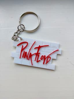 Pink Floyd keychain 3d model