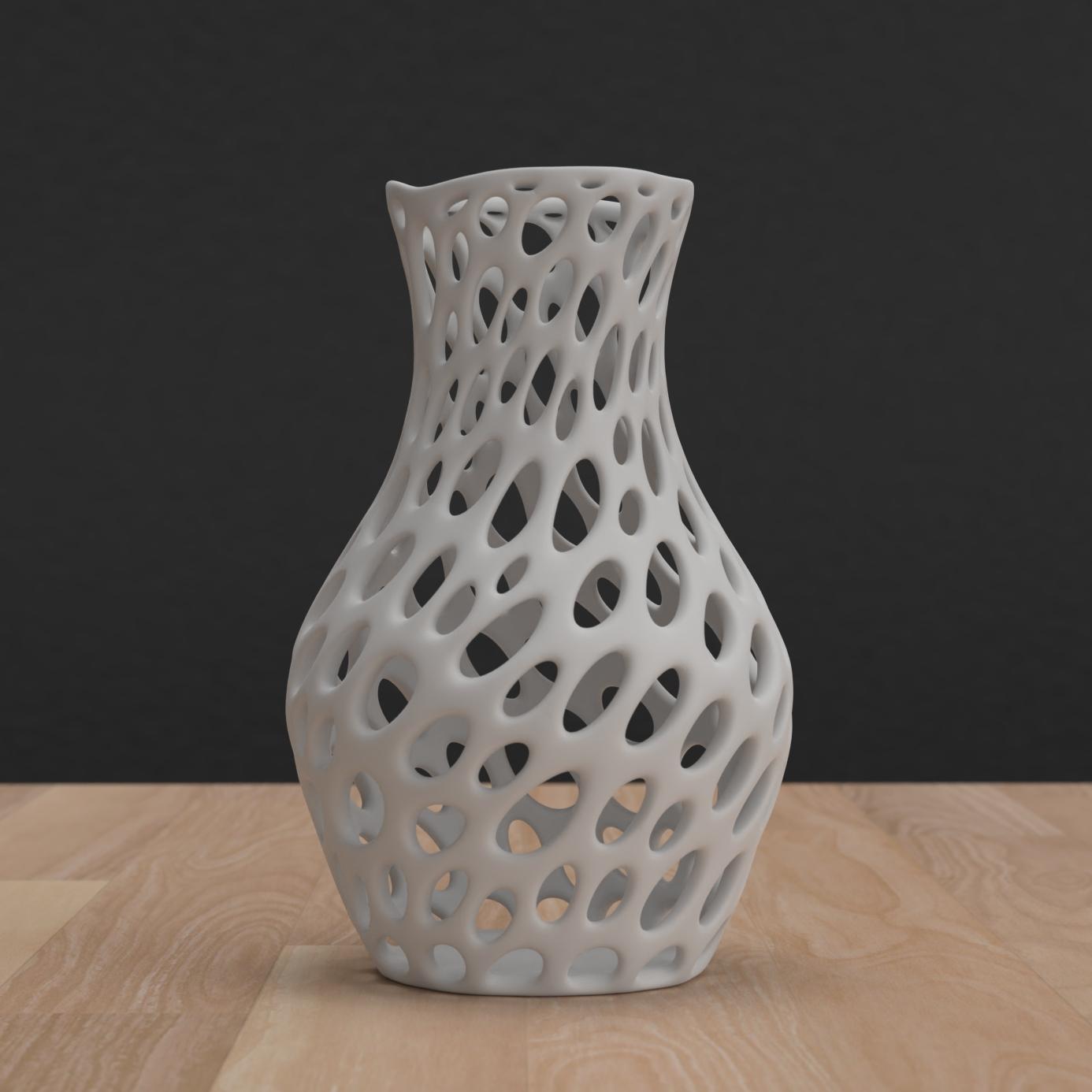 Decorative Organic Vase 3d model