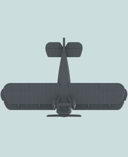 1:144 Sopwith Snipe (Late) 3d model