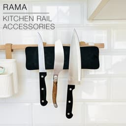 RAMA | magnetic knife rack for kitchen rail 3d model
