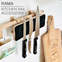 RAMA | magnetic knife rack for kitchen rail 3d model