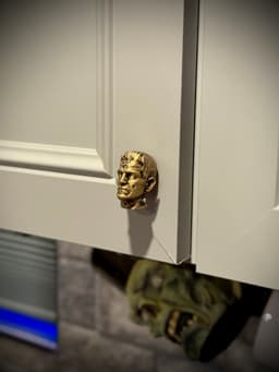 Frankenstein drawer pull 3d model