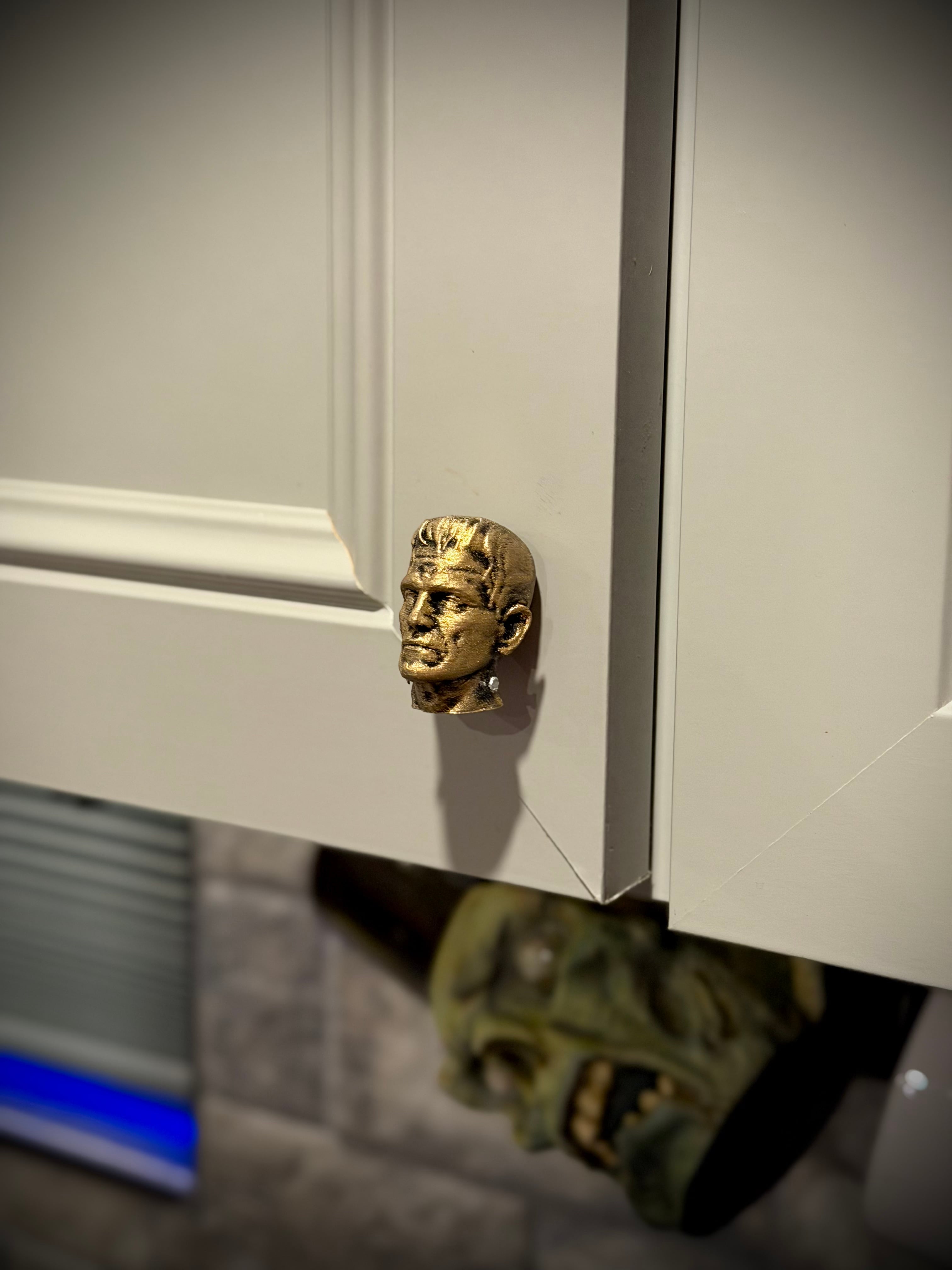 Frankenstein drawer pull 3d model