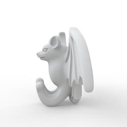 Bat Key Hook for Wall 3d model