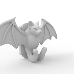 Bat Key Hook for Wall 3d model