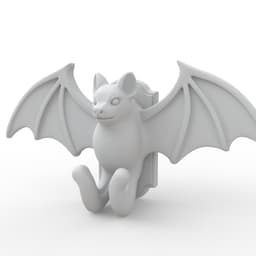 Bat Key Hook for Wall 3d model