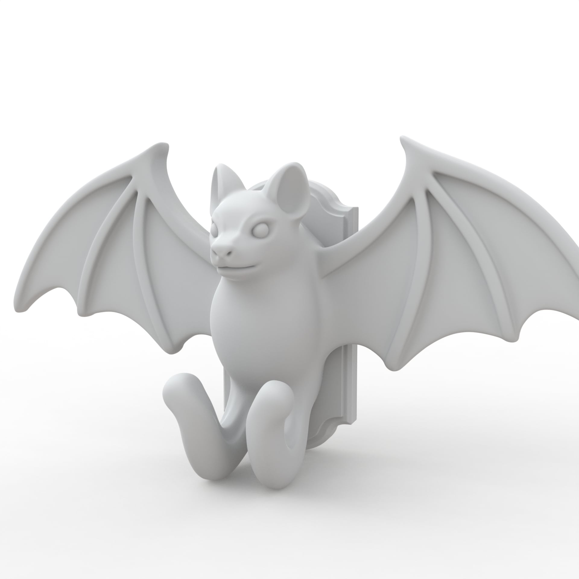 Bat Key Hook for Wall 3d model