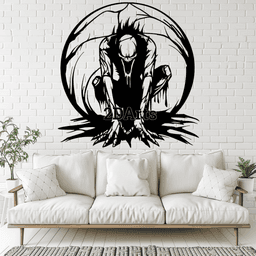 Horror Creature 2D Wall Art/Window Art - Digital STL & SVG File for 3D Printing or Laser Cutting 3d model