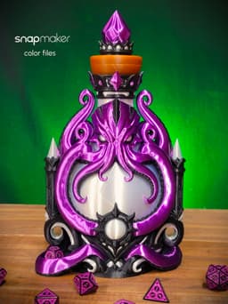 Essence Of The Deep Potion Bottle Dice Tower With Storage 3d model