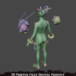 Yunara Cosplay Accessories League of Legends 3d model
