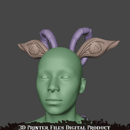 Yunara Cosplay Accessories League of Legends 3d model