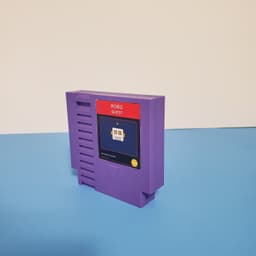 Retro Game Cartridge Sticky Note Holder | 3D Printed Gamer Desk Accessory | Magnetic Storage 3d model