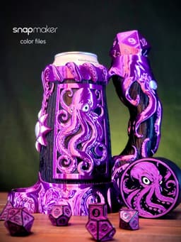 From The Deep 12oz Can Cozy Dice Tower.stl 3d model