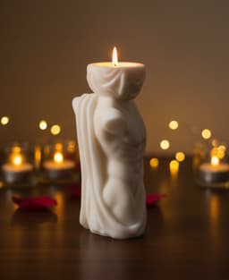 Apollo's Torso: Sculptural Greek God Candle Holder 3d model