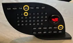 {I couldn't leave well enough alone...} I added a stick-on digital clock to the completed model for FULL reality orientation! 3d model
