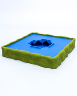 Moss Dish/Frame for 140mm Chunky Block Drip Tray 3d model