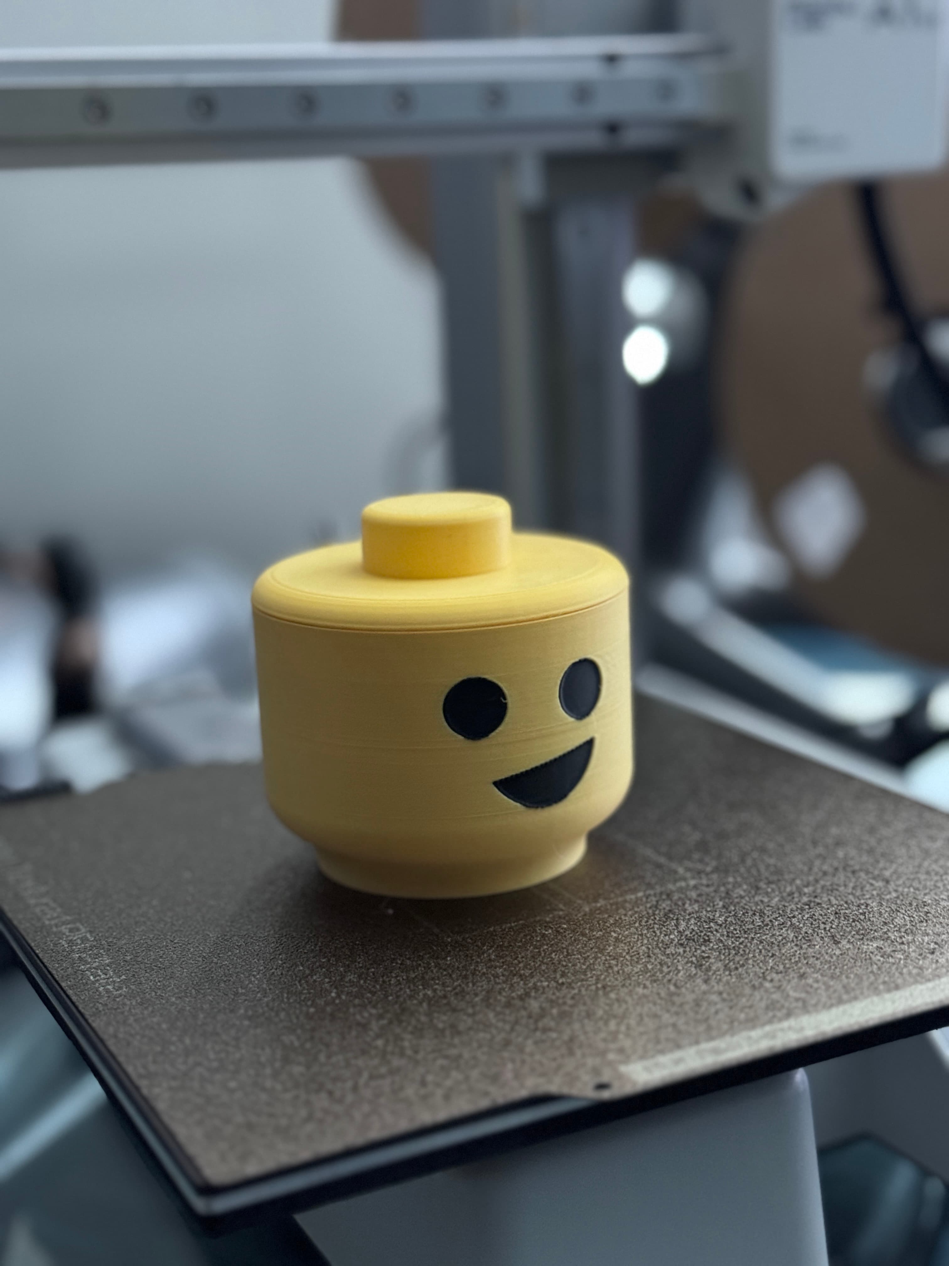 Lego Head Switch Game Holder 3d model