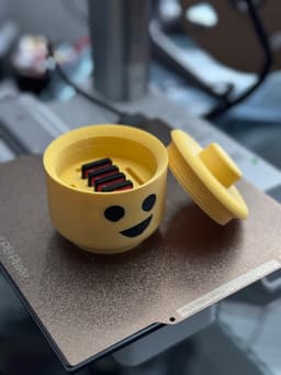 Lego Head Switch Game Holder 3d model