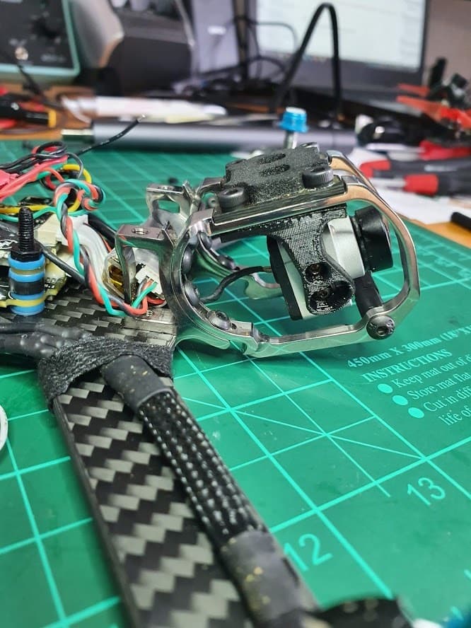 Armattan Marmotte DJI HD / Vista camera mount 3d model