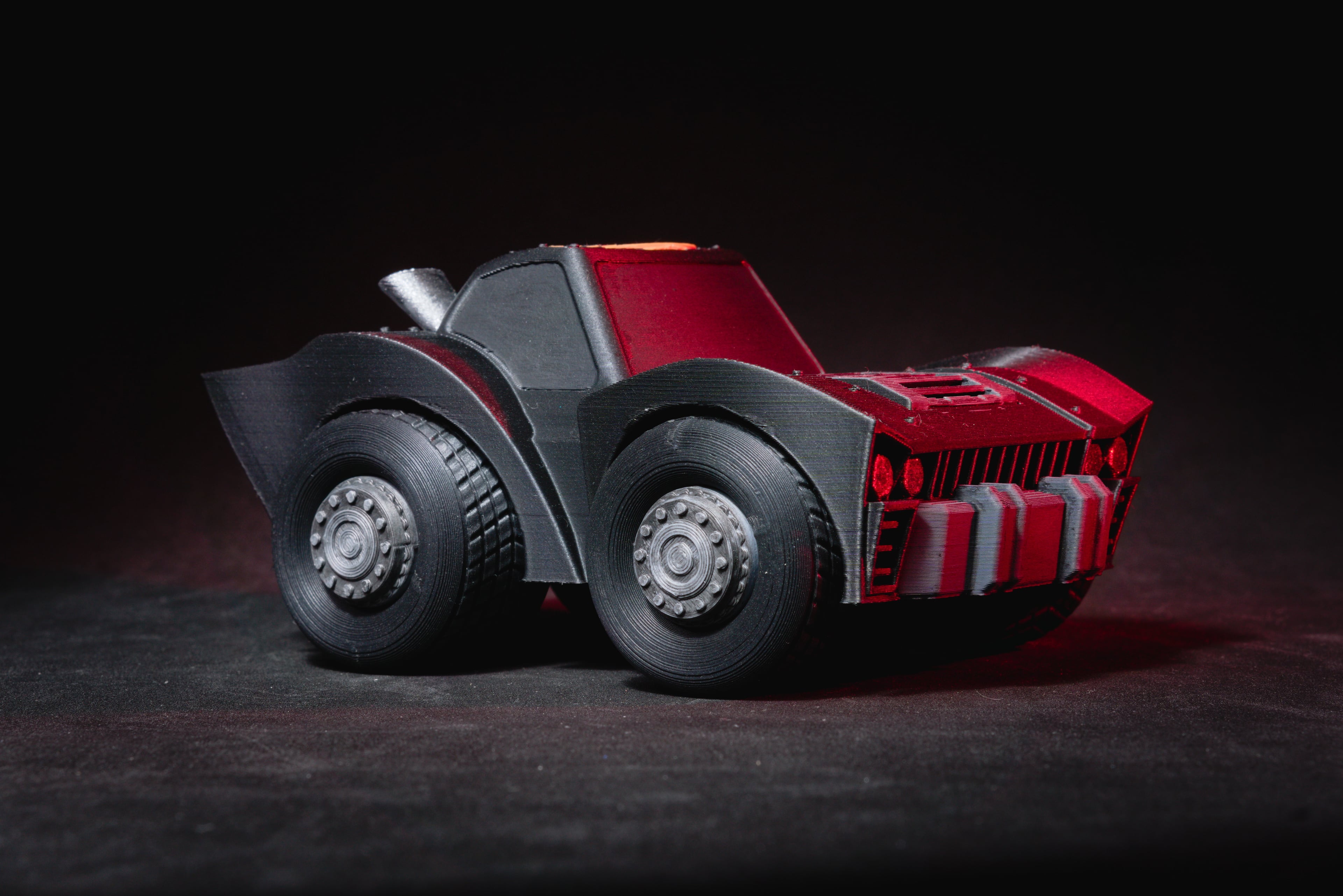 Tooned Batmobile 2022 3d model
