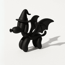 HALLOWEEN BALLOON DOG / HALLOWEEN DECOR / HOMEDECOR / ABSTRACT DECOR 3d model