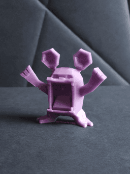 Loudred Low Poly Pokemon 3d model