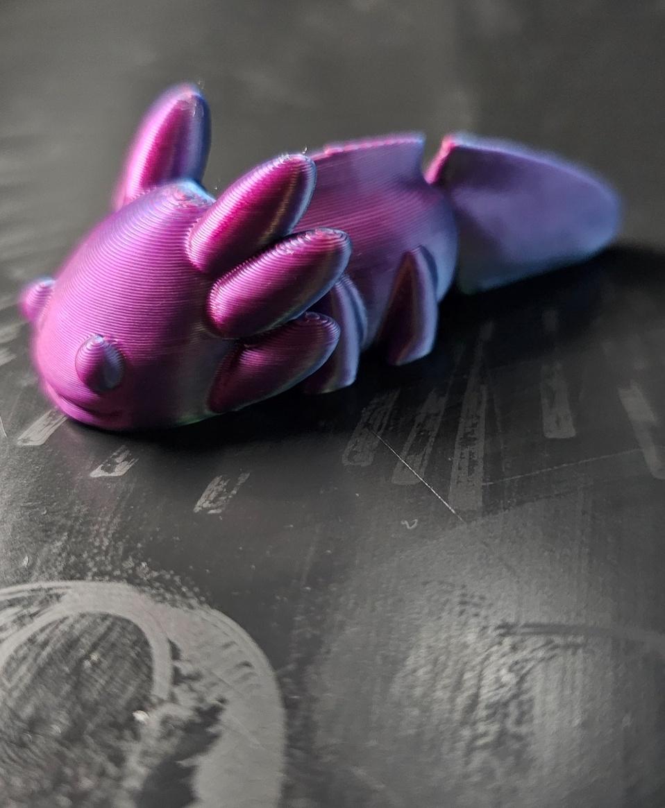  MiniMonster#2 Baby Axolotl Flexi Articulated 3d model