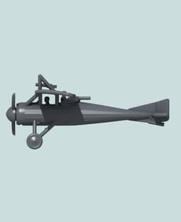 1:144 Morane-Saulnier Type P (British MoS.26) 3d model