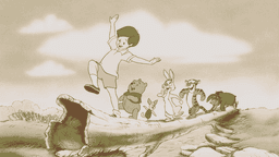 Winnie the Pooh fan art - Friends of Christopher Robin - Hueforge art 3d model