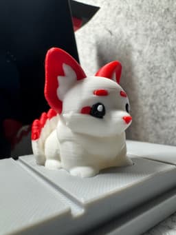 Kitsune Fox Torii Gate Phone Stand 3d model