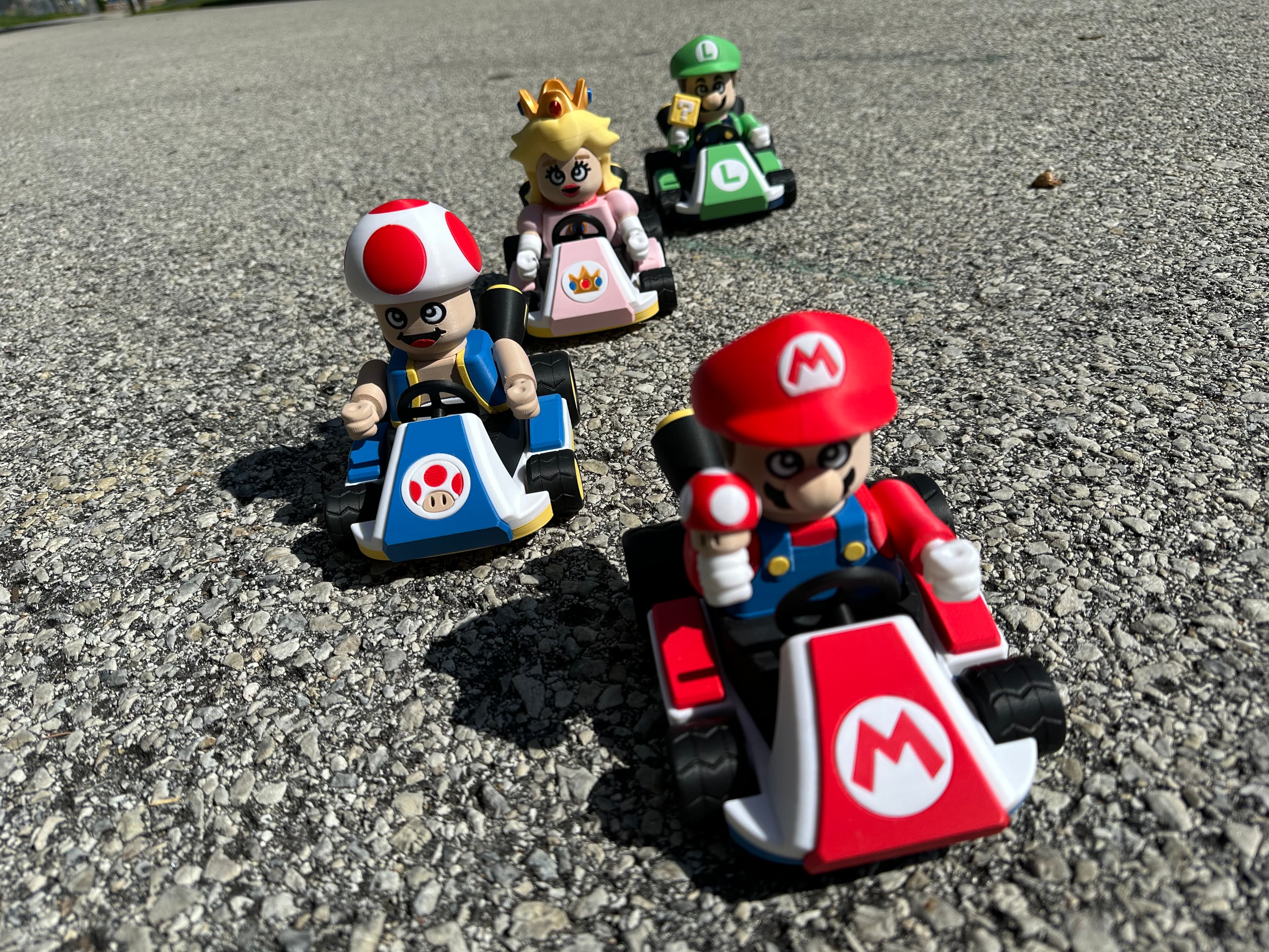 Race day for Mario Cart! Printed exclusively with Polymaker Polychroma Matte PLA