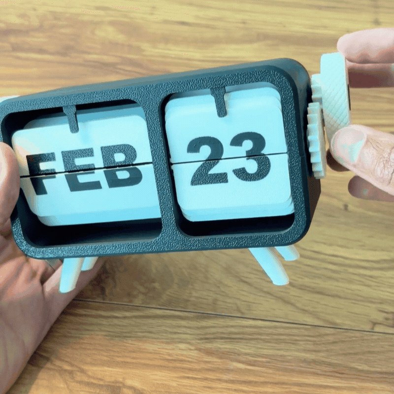 Flip Calendar For Desk, Home, Office 3d model
