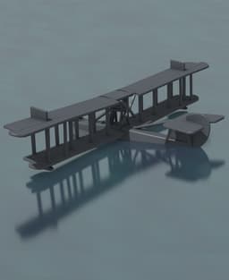 1:144 Curtiss HS-2L 3d model
