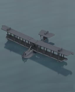 1:144 Curtiss HS-2L 3d model