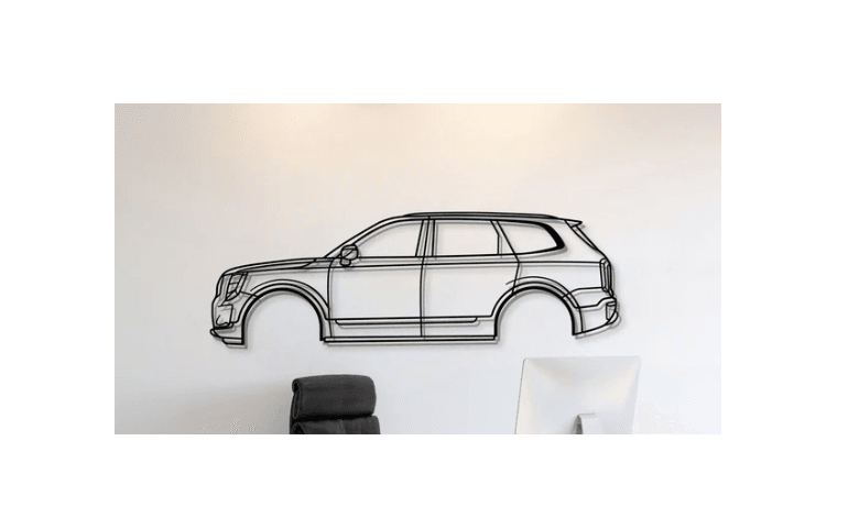 Kia - Telluride Wall Art 3d model