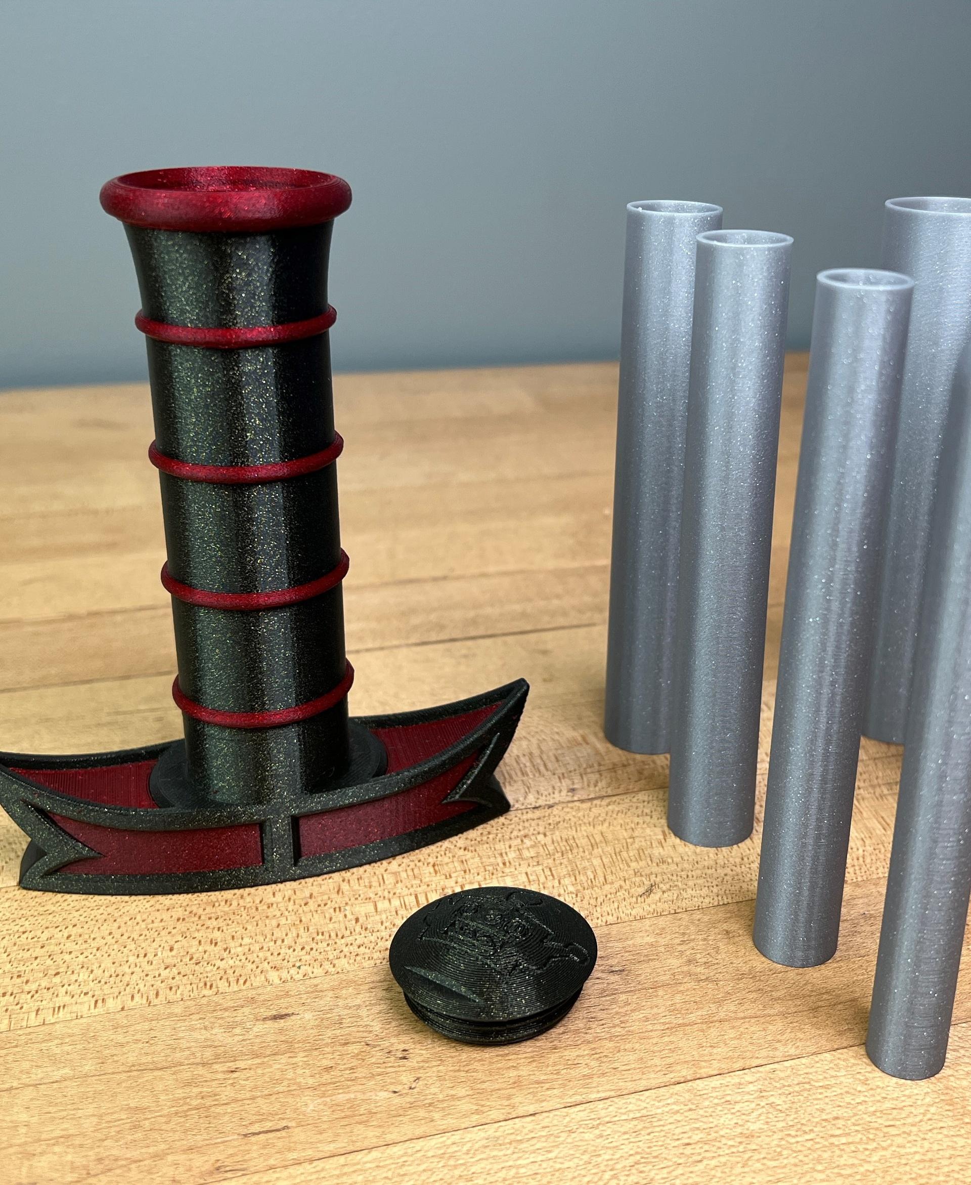 Collapsing Broadsword Dual Extrusion 3d model